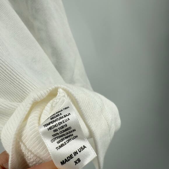 Key Closet Tank Top Size Extra Small NEW Zebra Ribbed Y2K Style 2000s Cotton USA - Picture 3 of 8